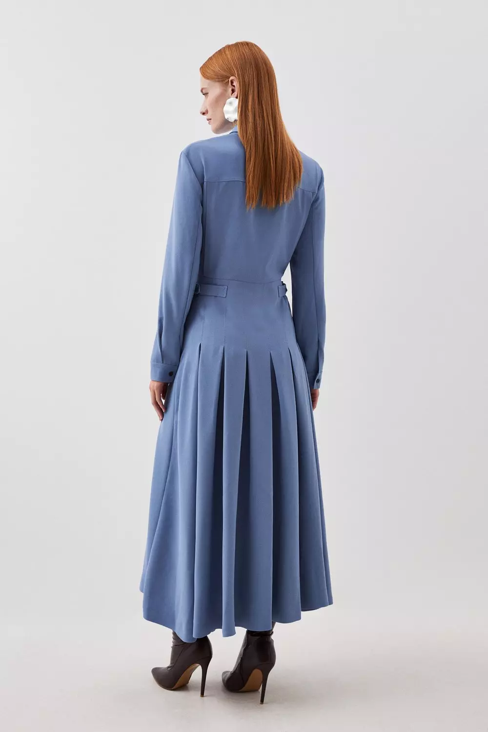 Full skirt shirt dress online